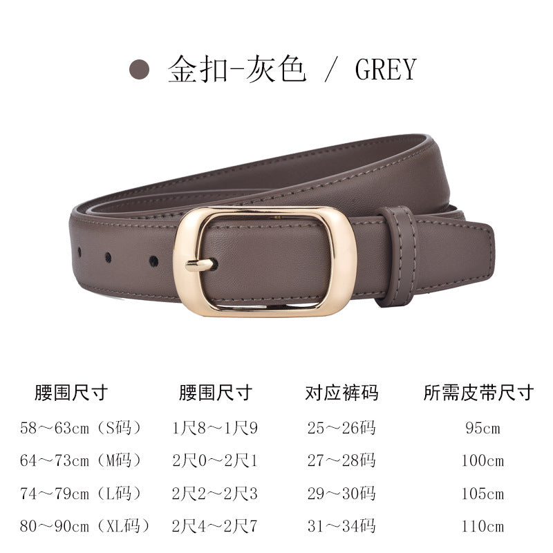 Women's Leather Belt 2023 - Fashionable and Versatile