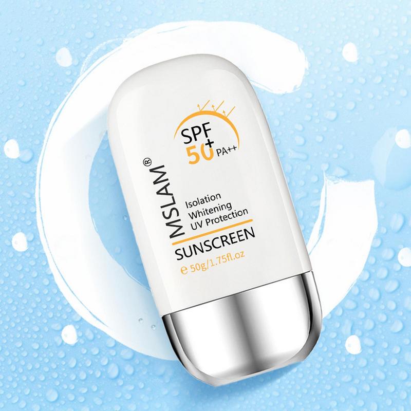 Oil-Free SPF 50 Moisturizing Sunscreen Lotion for Travel