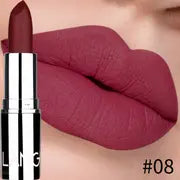 Matte Waterproof Velvet Lipstick - 8 Colors Available