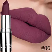 Matte Waterproof Velvet Lipstick - 8 Colors Available
