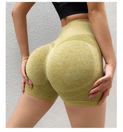 Yoga Honey Hip High-Waist Quick-Drying Seamless Fitness Shorts - Modernrush.us