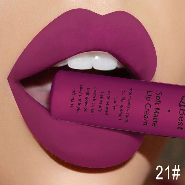 Matte Non-Stick Liquid Lip Gloss - Long-Lasting Finish