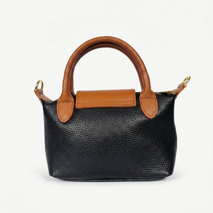 Venis Mini Borsa Bicolore in Vera Pelle