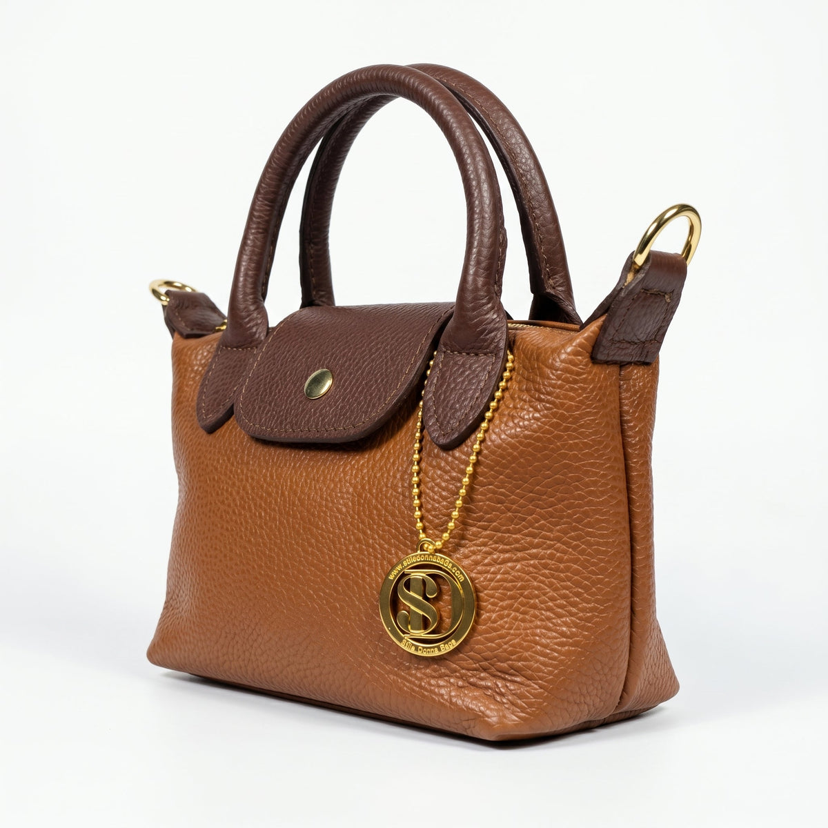 Venis Mini Borsa Bicolore in Vera Pelle