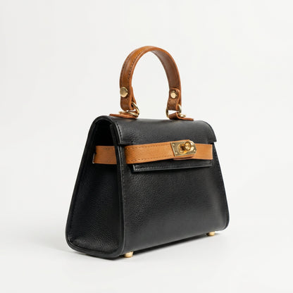 Mini Beky Borsa a Mano in Vera Pelle