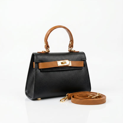 Mini Beky Borsa a Mano in Vera Pelle