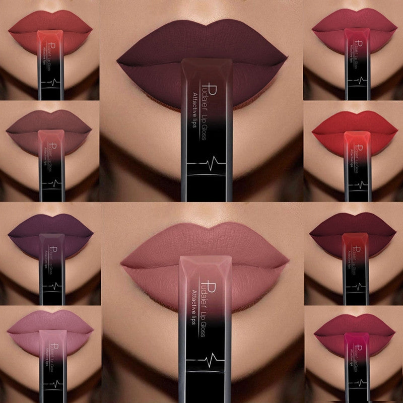Pudaier Nude Matte Liquid Lipstick - Sexy Red Velvet