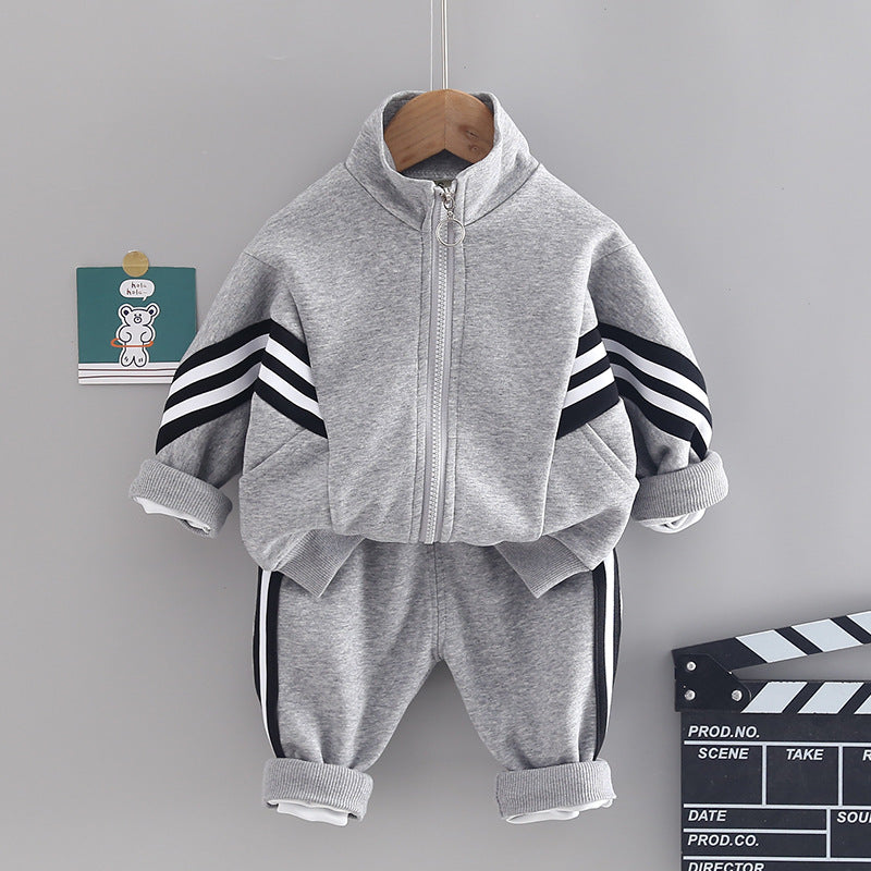 Stylish Boys' Sports Two-Piece Outfit for Spring/Fall