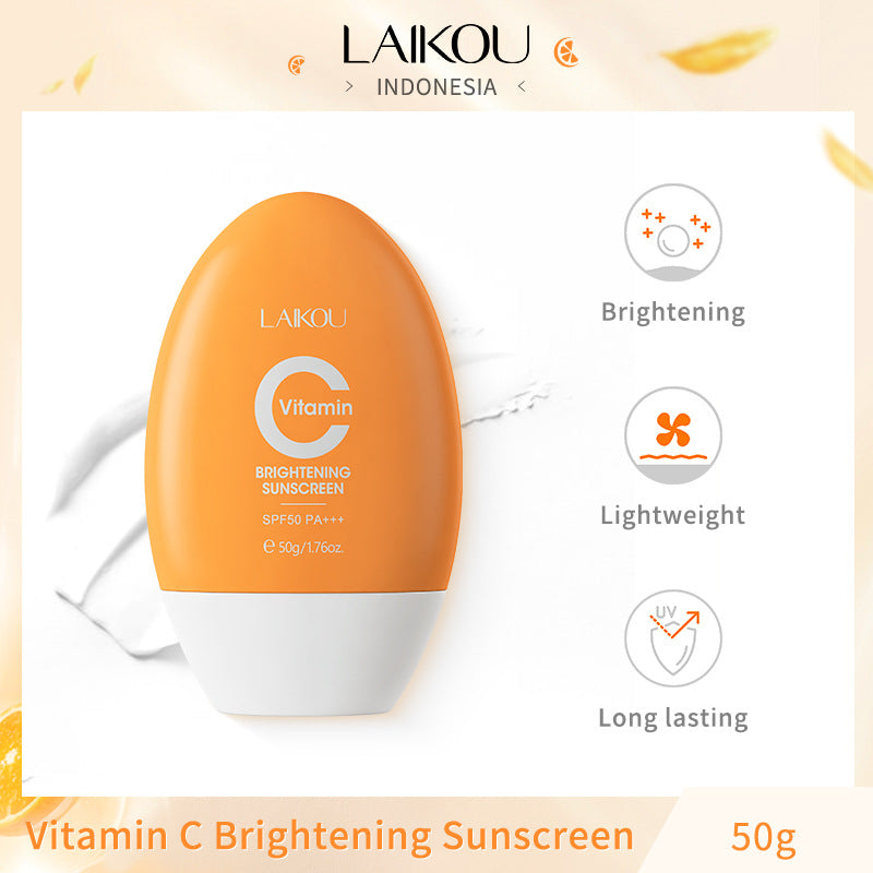 Oil-Free Sunscreen Whitening Cream SPF 50+ Moisturizer