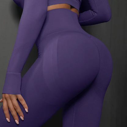 High Waist Seamless Yoga Pants - Modernrush.us