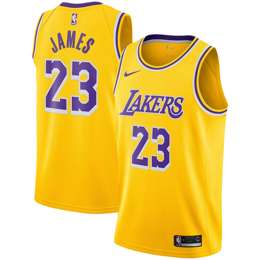 LeBron James No. 23 Lakers Jersey - Adult Polyester