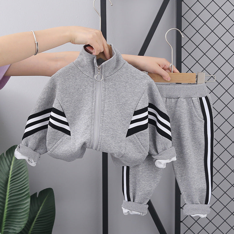 Stylish Boys' Sports Two-Piece Outfit for Spring/Fall