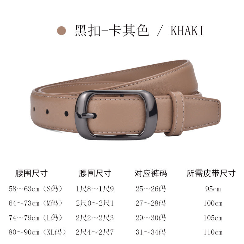 Women's Leather Belt 2023 - Fashionable and Versatile