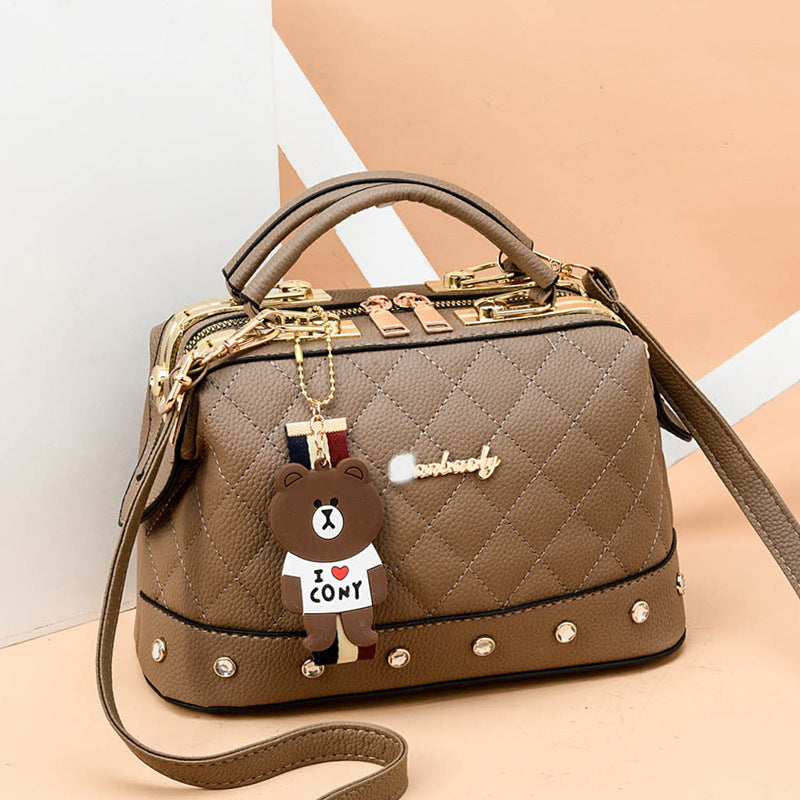 Women's Trendy Small Square Messenger Bag