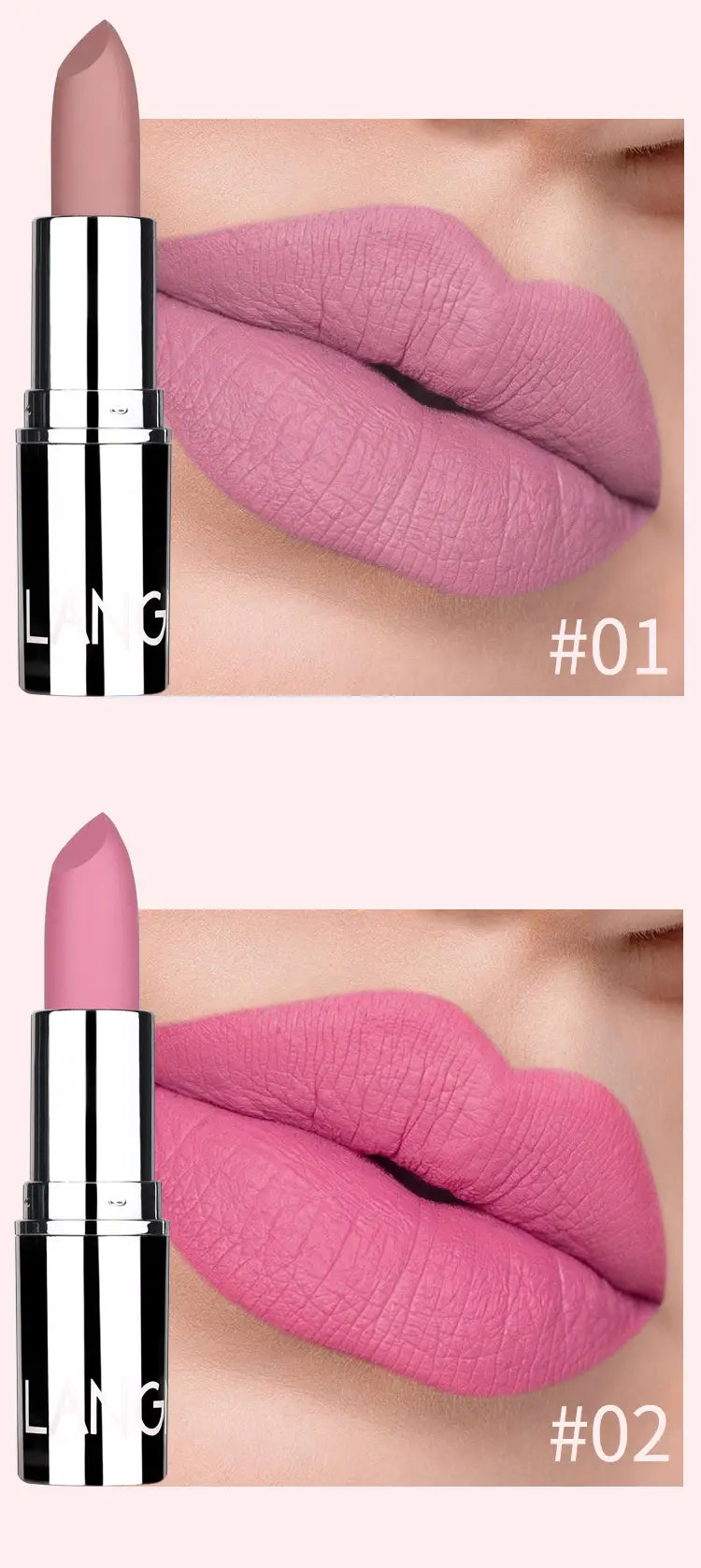 Matte Waterproof Velvet Lipstick - 8 Colors Available