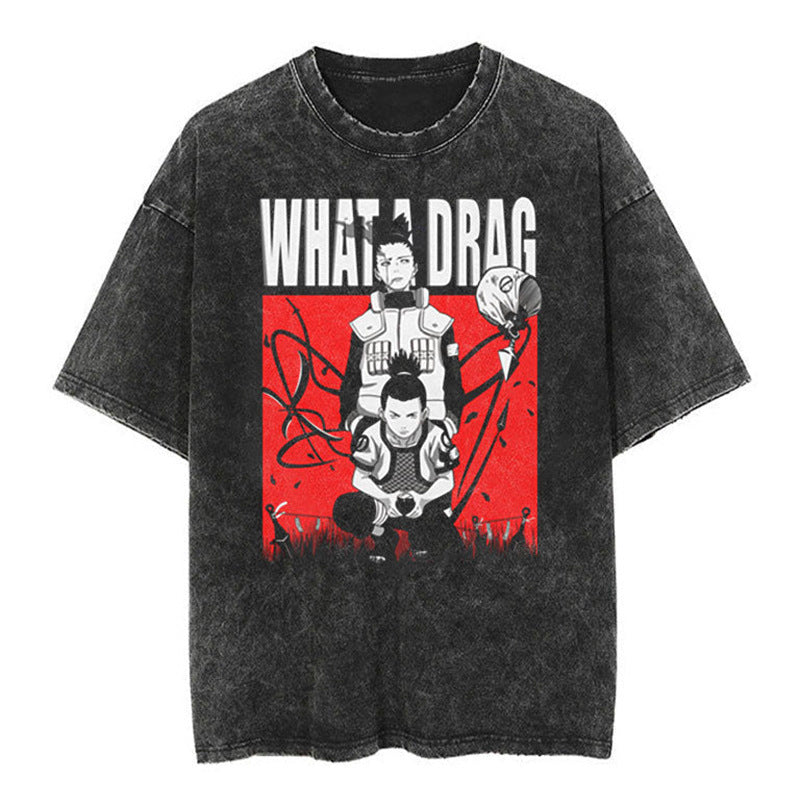 Vintage Wash Short Sleeve T-Shirt for Couples