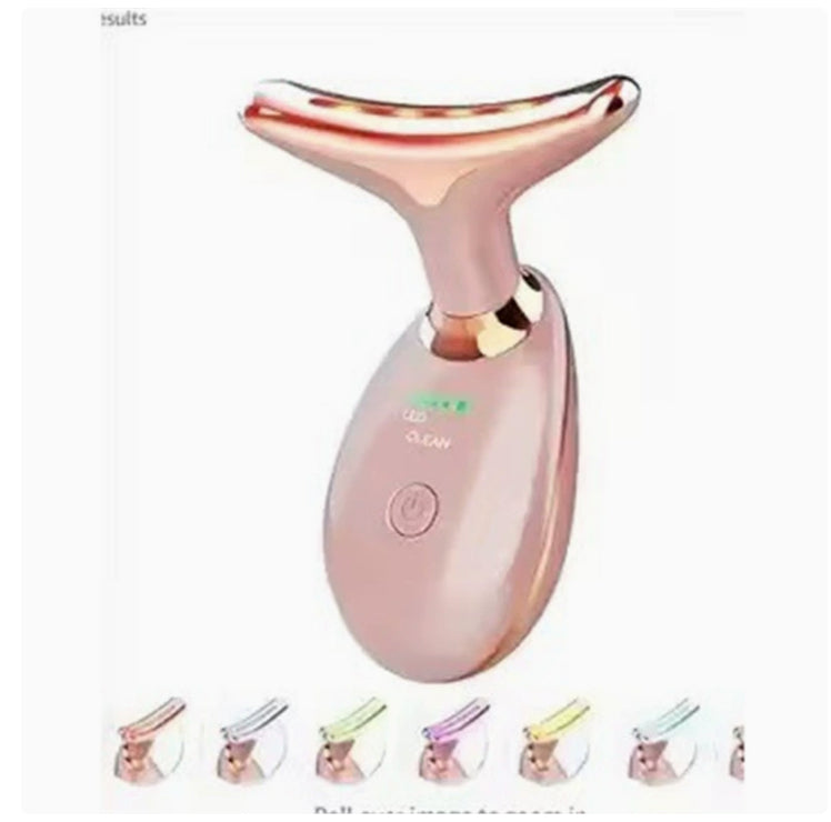 Massaggiatore termico EMS per il collo: lifting e rassodamento, dispositivo elettrico a microcorrente per la rimozione delle rughe