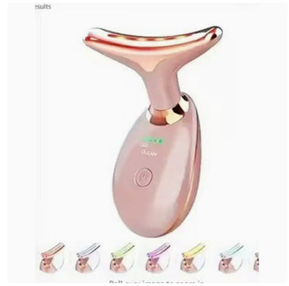 Massaggiatore termico EMS per il collo: lifting e rassodamento, dispositivo elettrico a microcorrente per la rimozione delle rughe