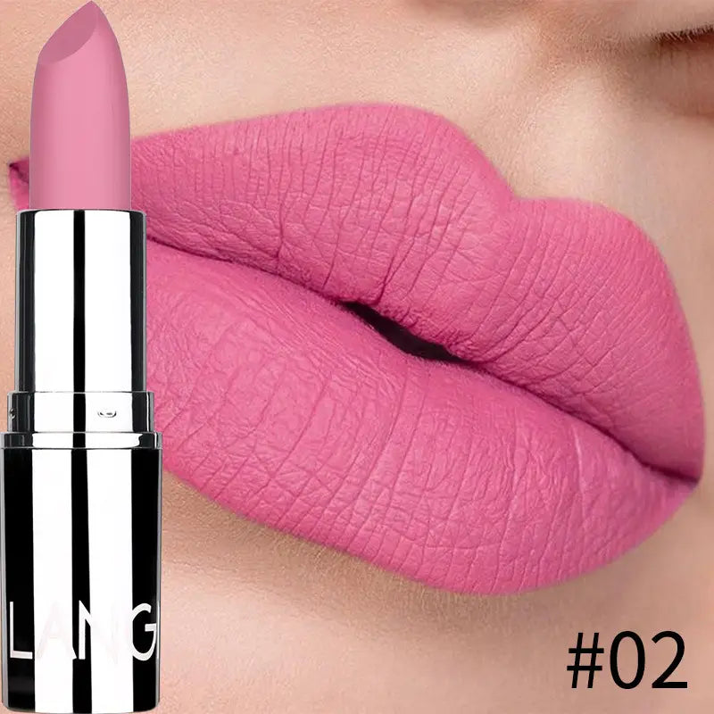Matte Waterproof Velvet Lipstick - 8 Colors Available