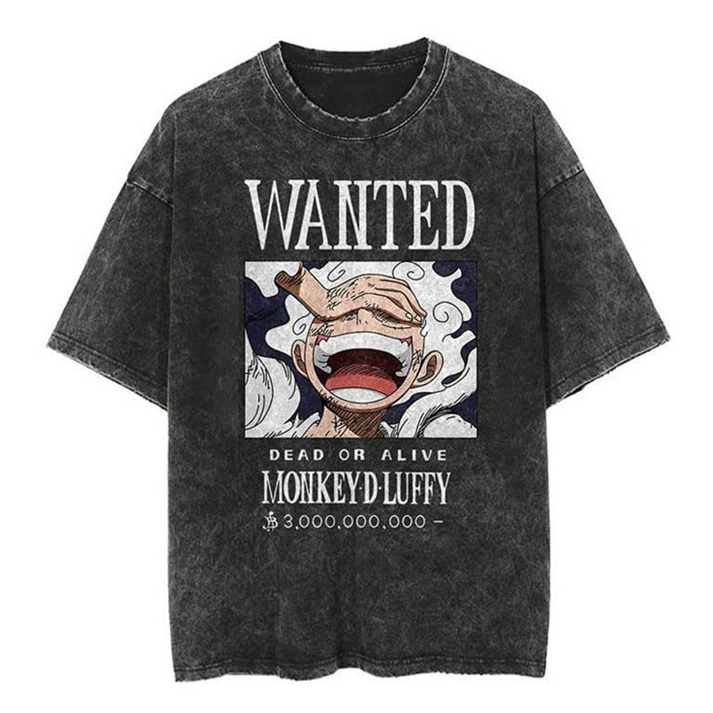Vintage Wash Short Sleeve T-Shirt for Couples