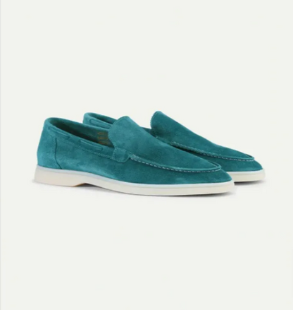 Men's Matte Suede Slip-On Loafers – Stylish and Comfortable - Modernrush.us