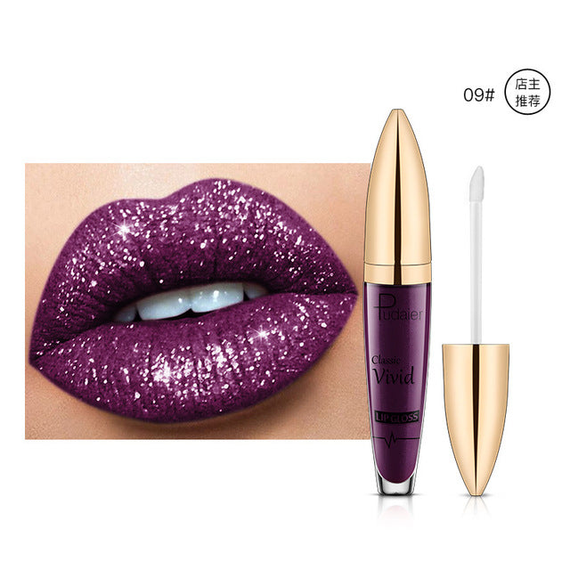 Pearlescent Matte Lip Gloss Non-Stick Long Lasting Makeup