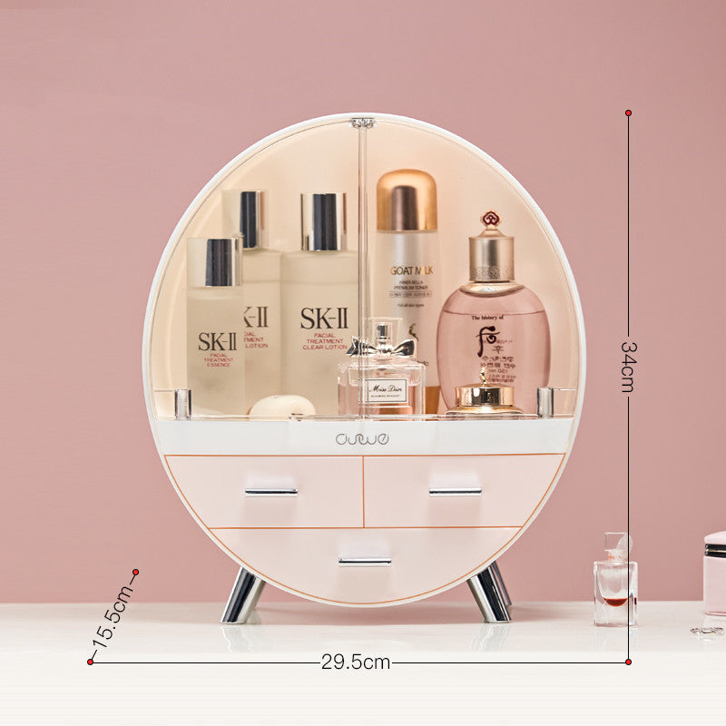 Lipstick Organizer and Makeup Storage Box for Desktop