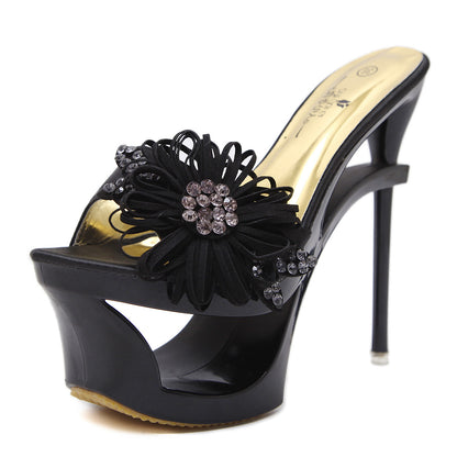Summer New 15CM High Heels Peep Toe Sandals for Women