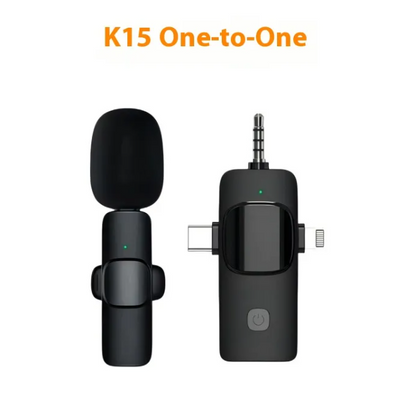 Wireless Collar Clip Microphone Three-in-one Three Connector Mini Microphone 35 Hole - Modernrush.us
