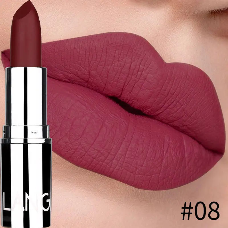 Matte Waterproof Velvet Lipstick - 8 Colors Available
