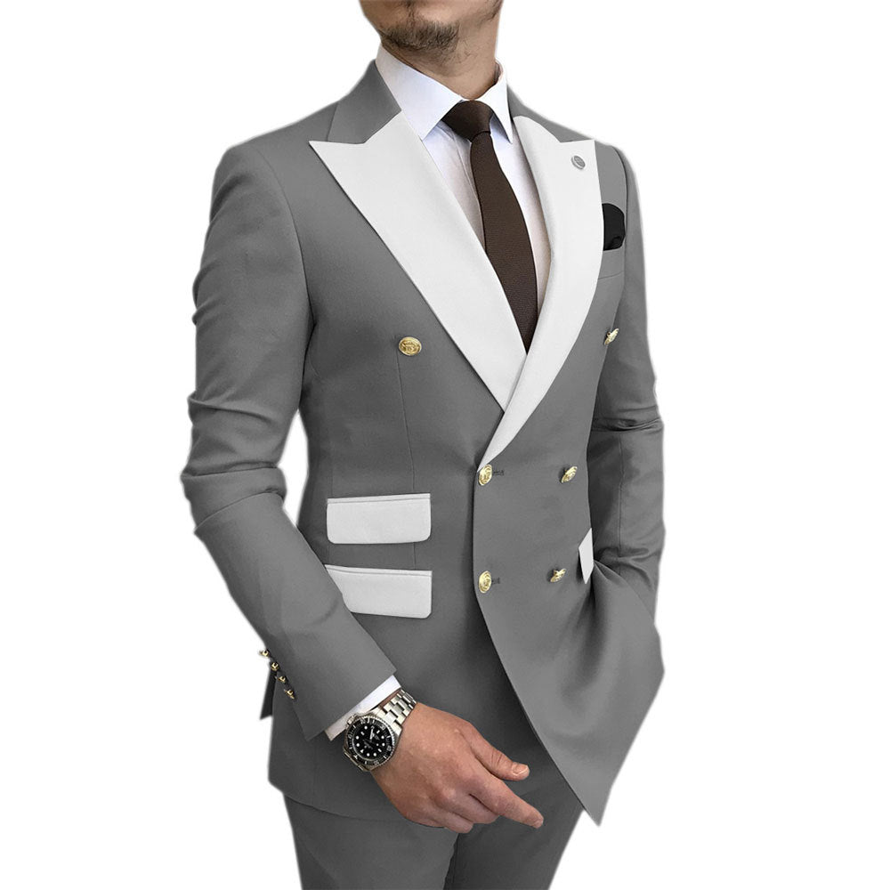 2023 Men's Suit Set for Weddings and Business Events
