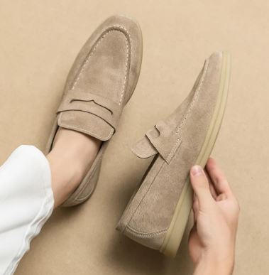 Men's Classic Slip-On Formal Business Leather Loafers - Modernrush.us