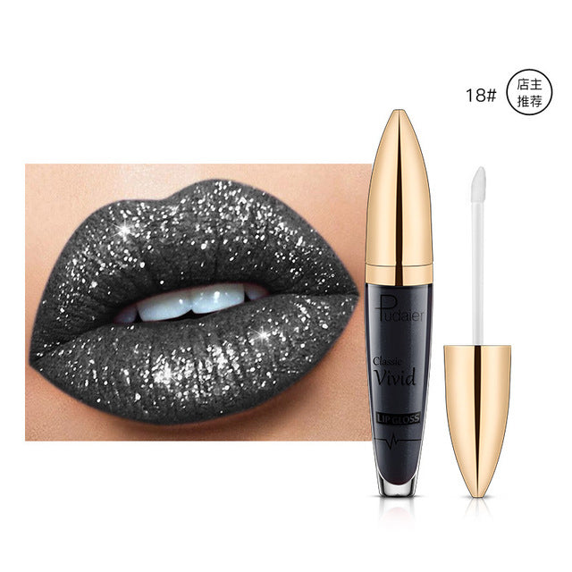 Pearlescent Matte Lip Gloss Non-Stick Long Lasting Makeup