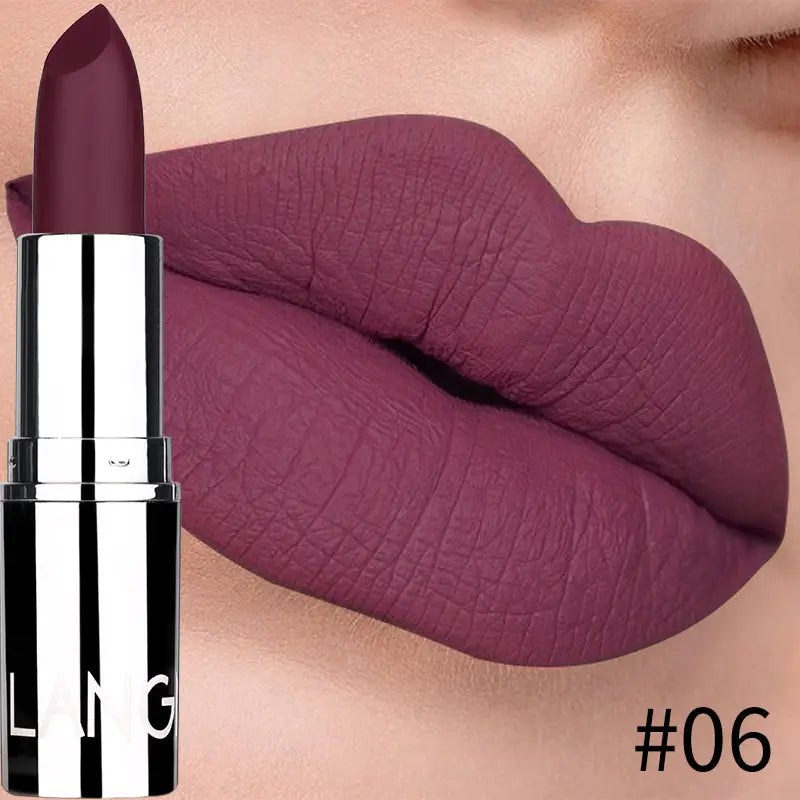 Matte Waterproof Velvet Lipstick - 8 Colors Available