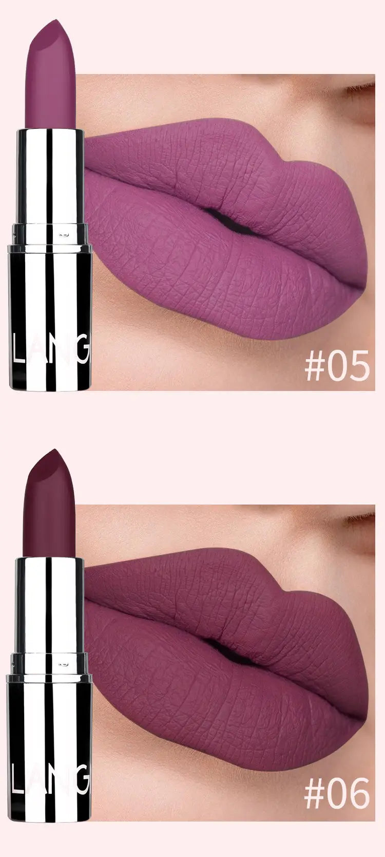 Matte Waterproof Velvet Lipstick - 8 Colors Available