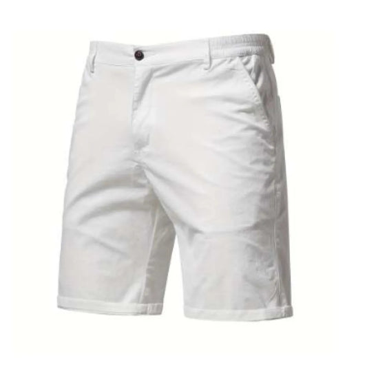 Men's Casual Solid Color Slim Fit Straight Shorts
