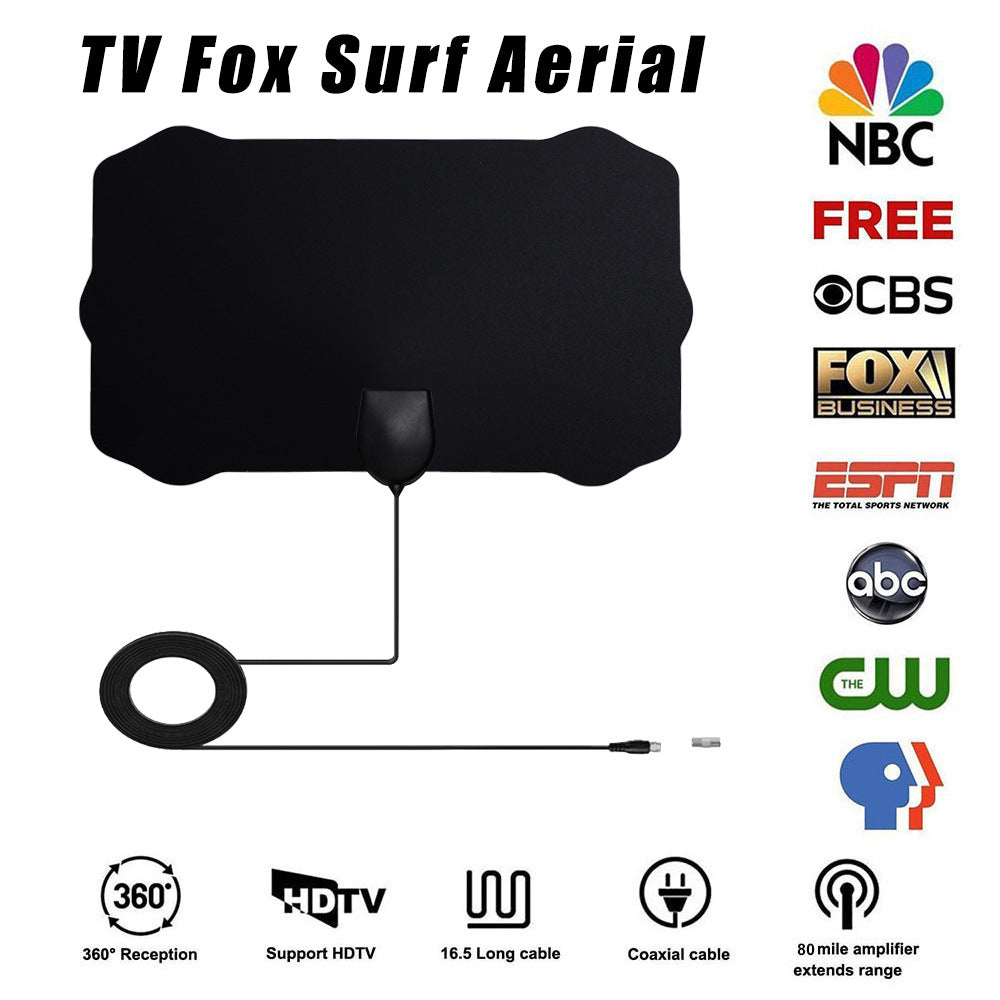 Hexagonal Indoor HDTV Antenna for DVB-T2 and ATSC