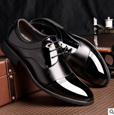 Men's Leather Dress Shoes - Stylish Lace-Up Formal Footwear - Modernrush.us