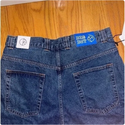 Cartoon Embroidered Denim Shorts - Modernrush.us