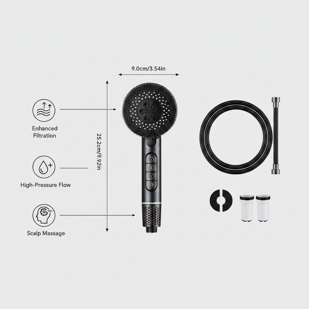 Shower Head Complete Set