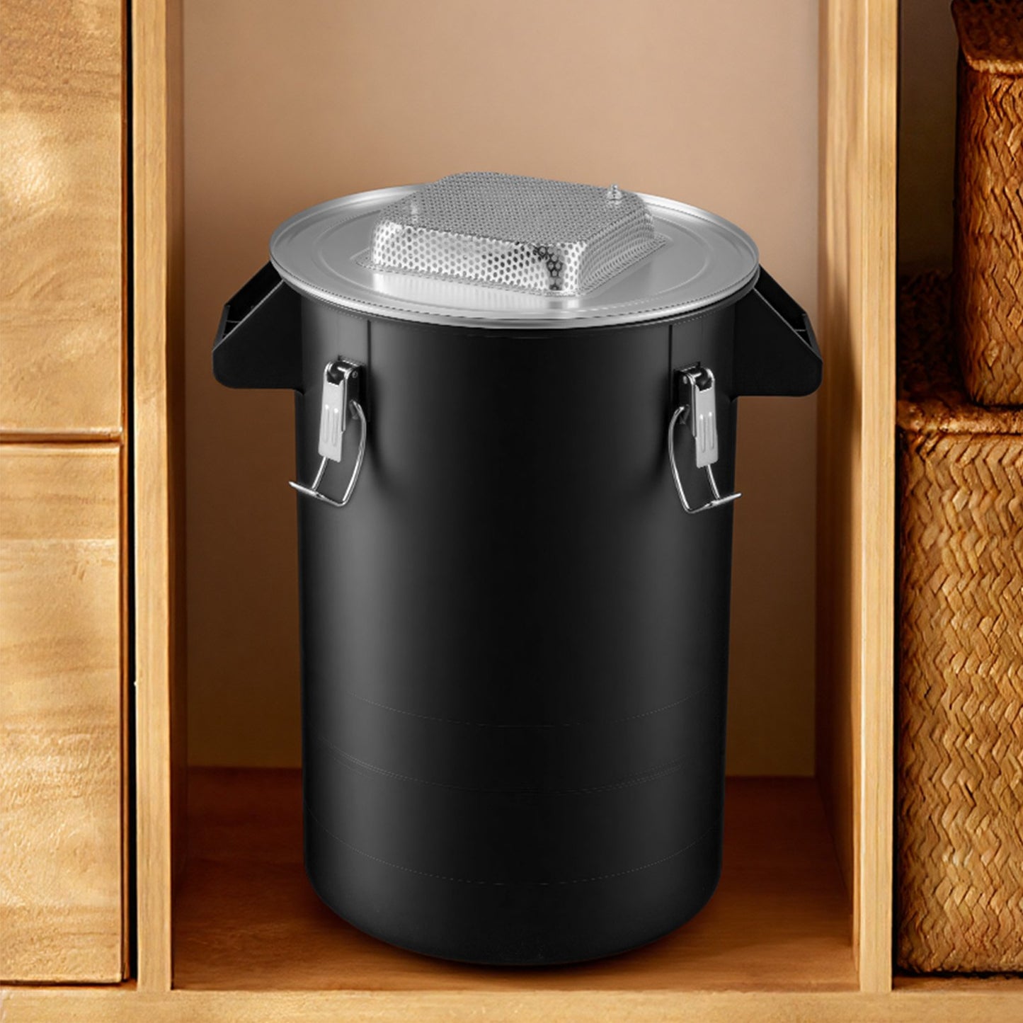 Electric Grain Mill Grinder, 600W High Power Commercial Spice Grinder,