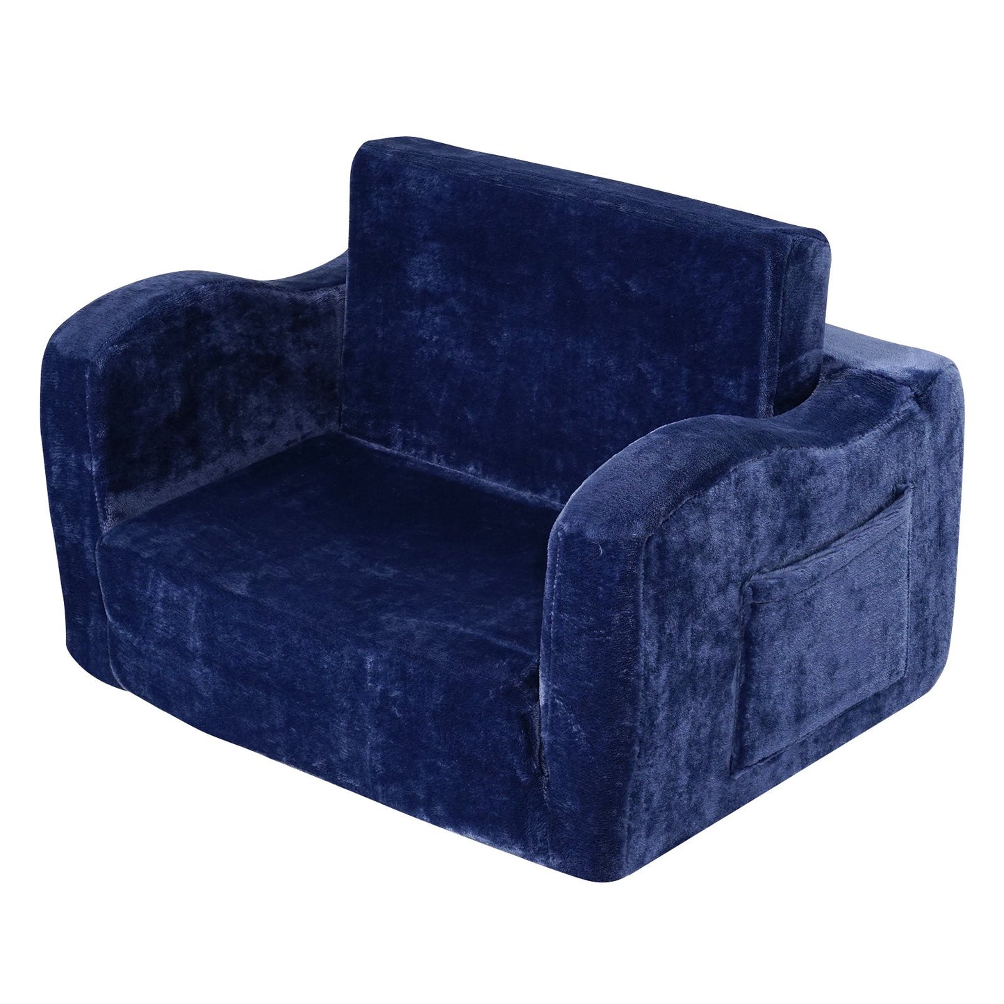 Kids Couch, 2-in-1 Toddler Chairs Comfy, Toddler Couch Sofa Bed Fold