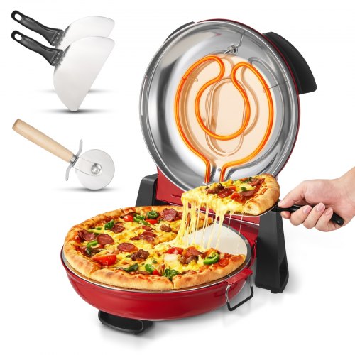 Pizza Oven, 304.8 mm Electric Pizza Maker, 1200W Electric Pizzas
