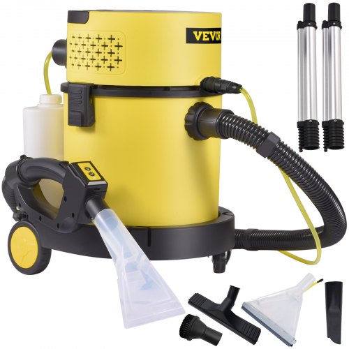 Wet Dry Vacuum Cleaner, 20.1 L 2 Peak HP, 4-in-1 Portable Shop Vacuum