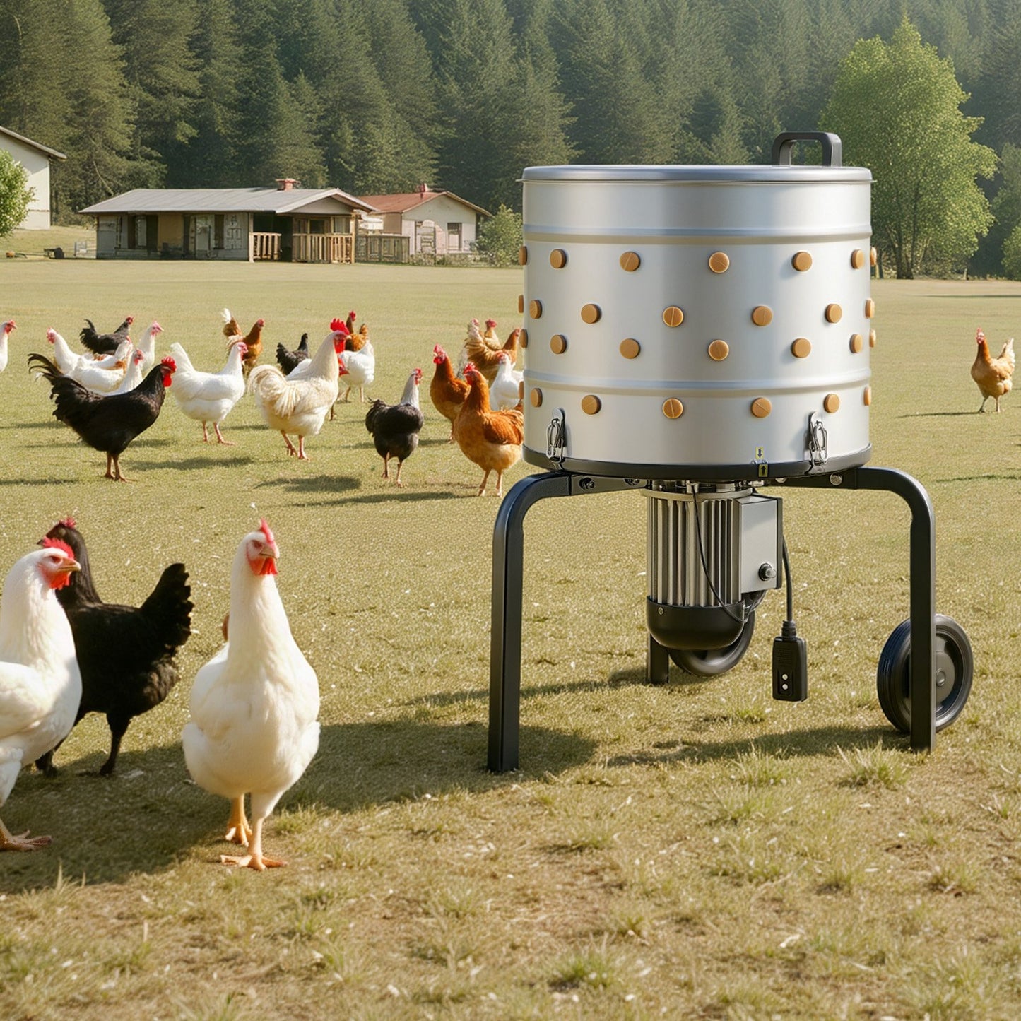 Chicken Plucker Machine, 500mm Drum, 900W & 230RPM Electric Chicken