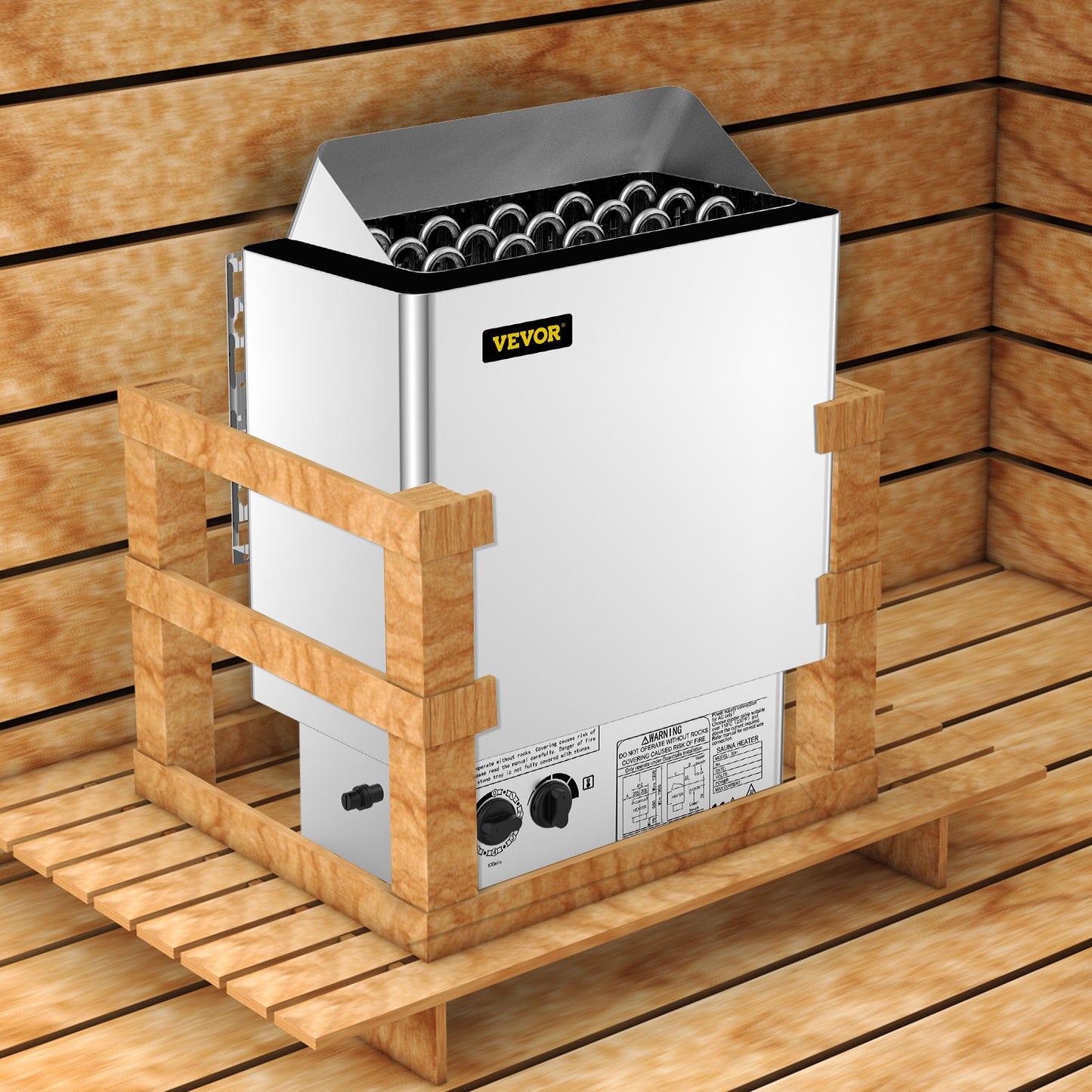 9KW Sauna Heater Stove 380V-415V Wet&Dry Electric Sauna Heater with