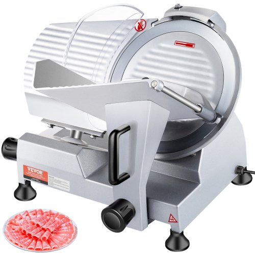 Commercial Meat Slicer, 240W Electric Deli Food Slicer, 10 inch Carbon