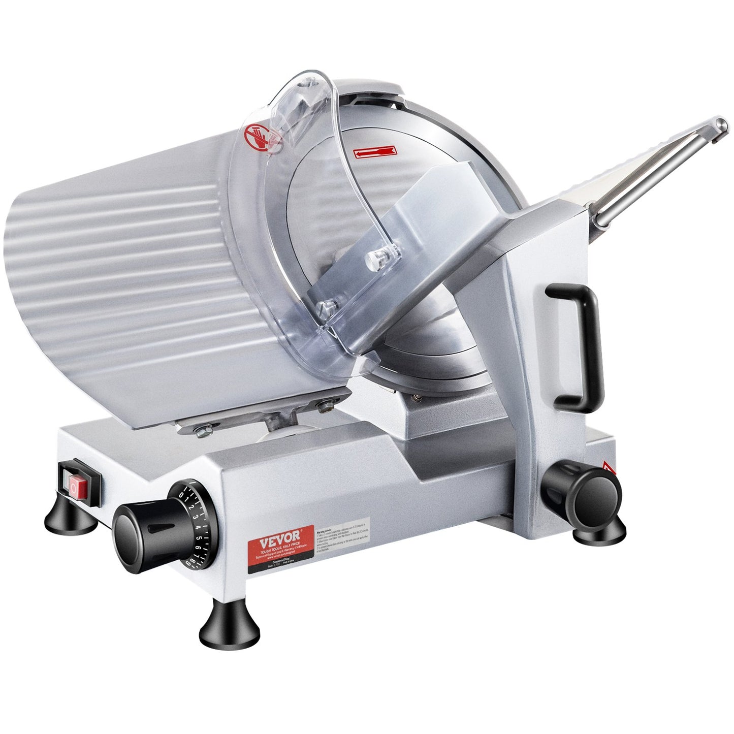 Commercial Meat Slicer, 240W Electric Deli Food Slicer, 10 inch Carbon