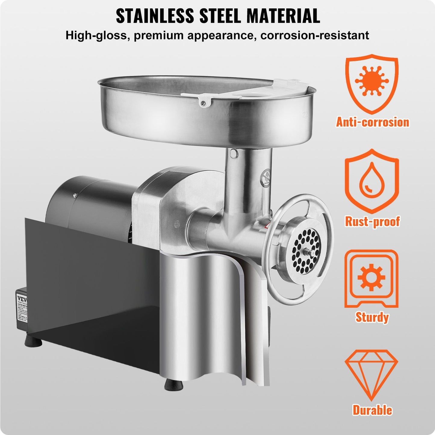 Meat Grinder, 6 Lbs/Min Capacity Electric Meat Grinders with Blade,