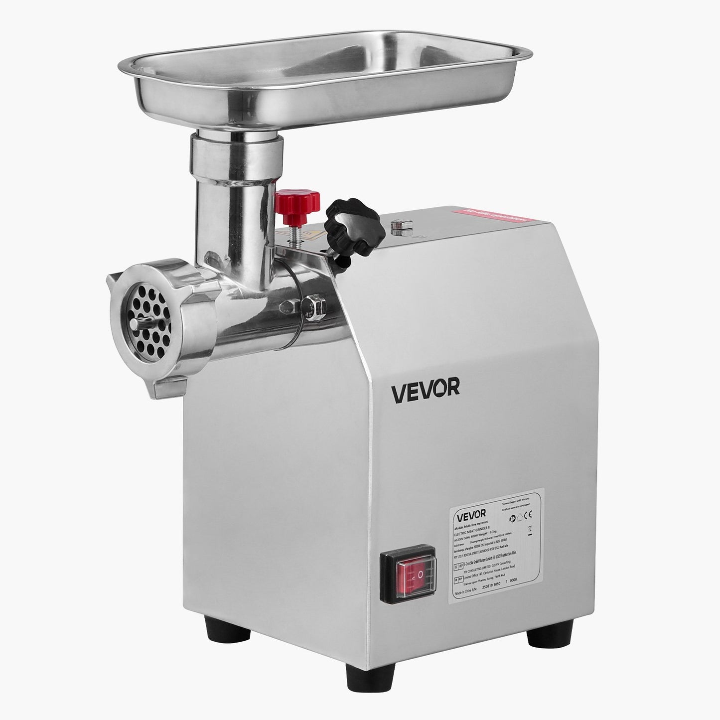 Commercial Electric Meat Grinder, 2.27 kg/min Capacity, #8 Industrial
